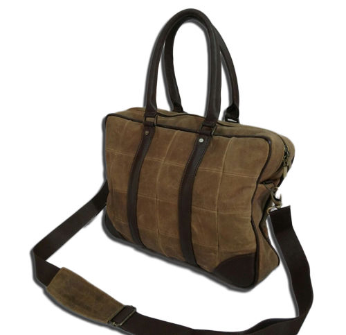 SAC DE VOYAGE éPAULE HOMME RéEL PEAU. MOD:J32-BROWN