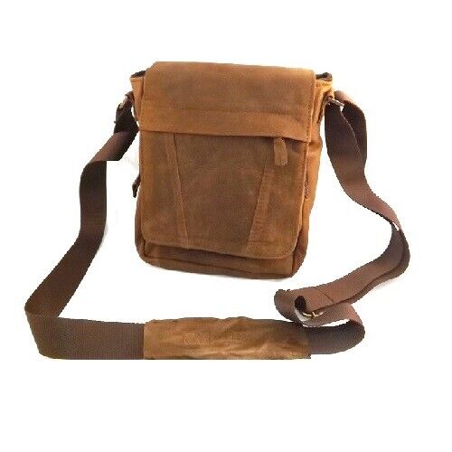 BORSELLO A TRACOLLA UOMO BAG IN VERA PELLE VITELLO, MOD: CRAT - VINTAGE