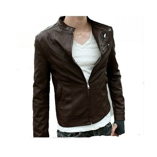 GIACCA DA UOMO, MOD: GIUBBINO IN PELLE - PAOLO 804 T. MORO
