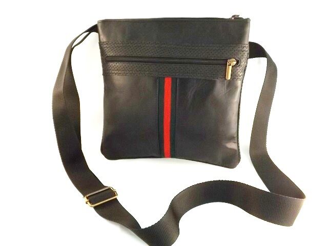 Shoulder Bag Man Calfskin plus Inserts Leather, Mod. : Shoulder Bag 916 - Black