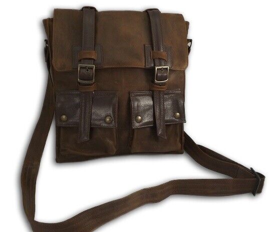 BORSA/BORSELLO MESSENGER UOMO IN PELLE VITELLO VINTAGE, MOD: STAFFORD VINTAGE