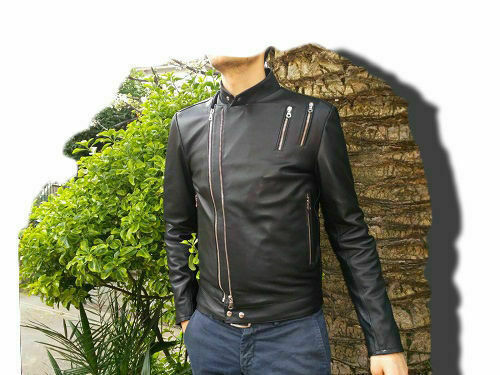 CHAQUETA ARTESANA PARA HOMBRE, CHAQUETA DE CUERO REAL HOMBRE