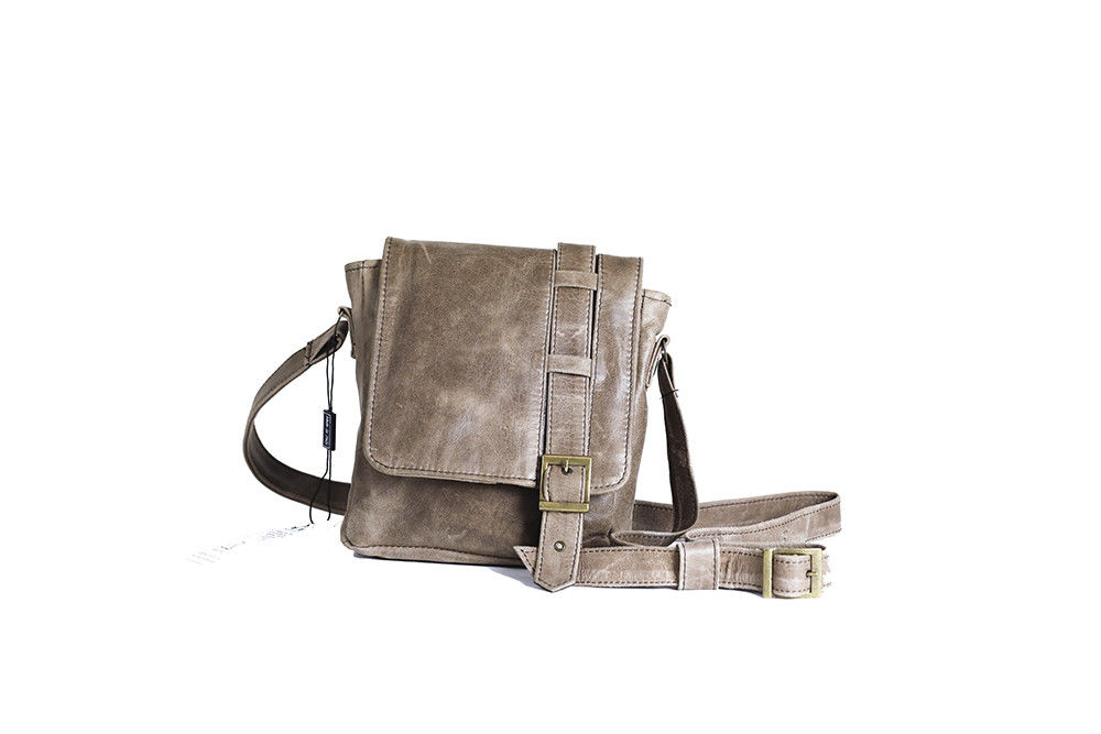 Shoulder Bag Men's Leather, Mod. Thu Mini Brown