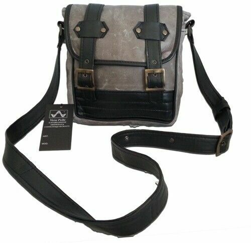 BOLSO CRUZADO PARA HOMBRE EN PIEL DE ESTILO VINTAGE ORIGINAL, MODELO MILAN-