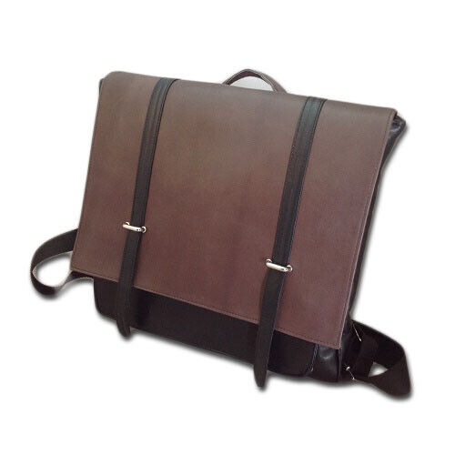 ZAINO  IN VERA PELLE ARTIGIANATO ITALIANO MOD:DOUBLE - 2COLOUR