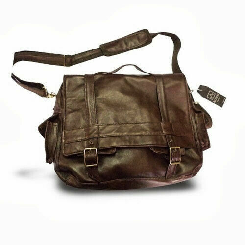 BOLSO DE MENSAJERO DE PRODUCTO GENUINO EN CUERO GENUINO, MOD: GASTONE MORO