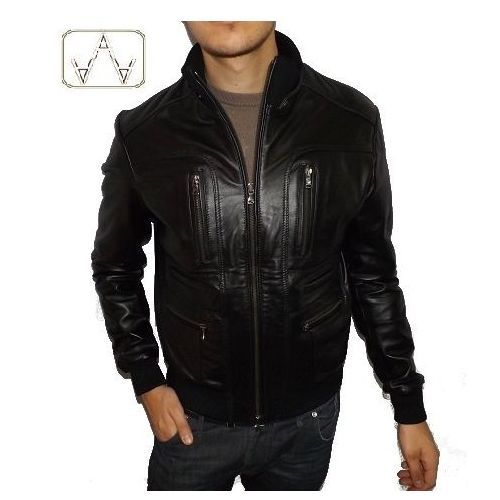 Men's Jacket Artisan, Mod. : Jacket Leather - Zar-Black