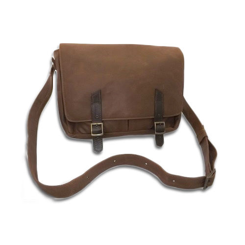 Bolsa Mensajero Del Hombro de Hombre Piel de Becerro, Modelo: Prad Classic