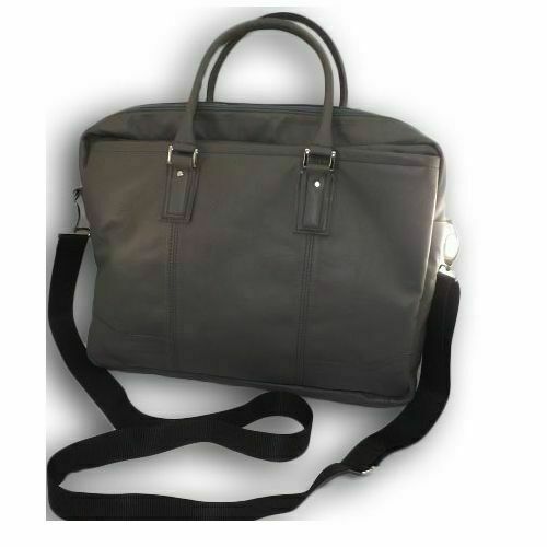 BOLSO CRUZADO PARA HOMBRE EN CUERO GENUINO FULAP-BIS, MOD: TOULOUSE-GREY