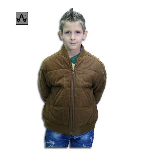 Jacket Child Leather Water-Repellent Artisan Mod. Gamma 01 Ages 5-13