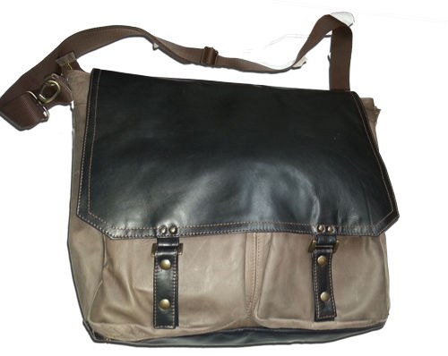 Shoulder Bag Leather Model OWEN-015 Bicolour