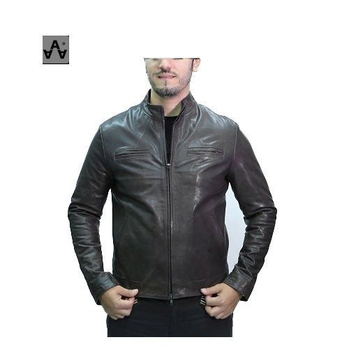 Chaqueta de Hombre Artesanal, Modelo: Chaqueta de Cuero - Modelo: Manchester