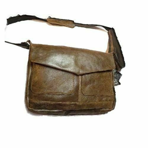 MEN'S MESSENGER BAG IN REAL VINTAGE LEATHER, MOD: TOMMY - H 012 T