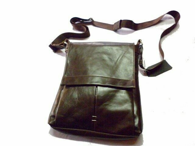 TASCHE GEEIGNET ALS IPAD-HALTER UND ECHTE LEDER-TABLETTE, MOD: BELST. - MORO