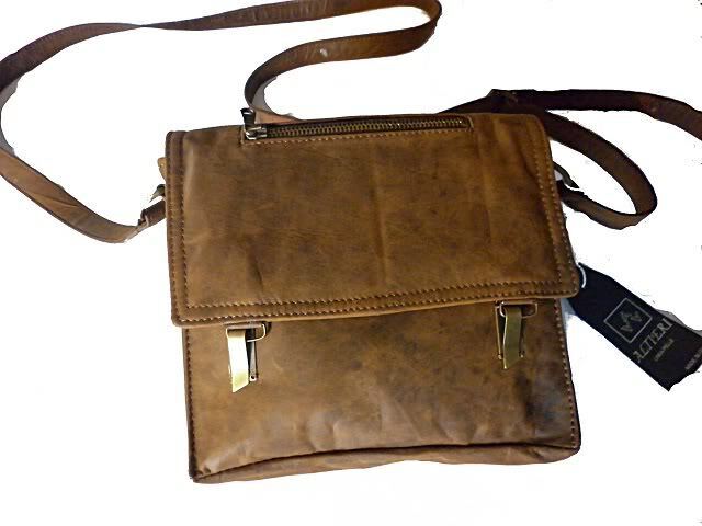 BORSELLO UOMO VERA PELLE EFFETTO RUGGINE STILE VINTAGE, MOD: TERRY -VINTAGE