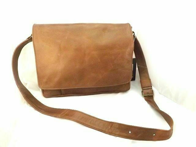 SCHULTERTASCHE MAN POSTMAN REAL LEDER IPAD HALTER, MOD: GOLIV BIS - LEDER