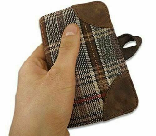 SOPORTE DE TABACO DE CUERO / TELA, SOPORTE DE FILTRO SCOZIA WOOD MOD