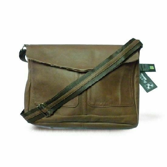 BOLSO DE MENSAJERO PARA HOMBRE EN PIEL REAL VINTAGE, MOD: TOMMY -KOALA NABU