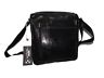 BOLSO HECHO A MANO PIEL GENUINA TRAE LA TABLETA, MOD: DIA- NEGRO