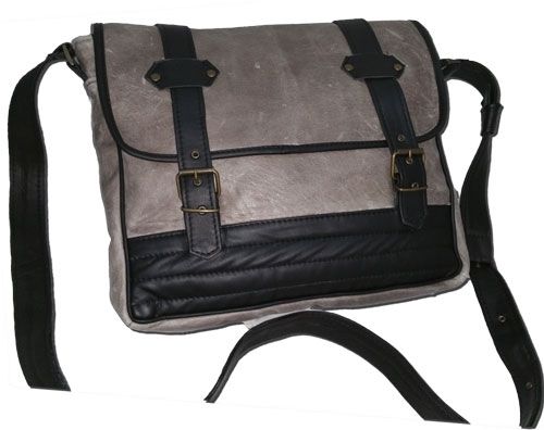 BORSA PELLE MESSENGER UOMO  - BAG LEATHER-MILANO015