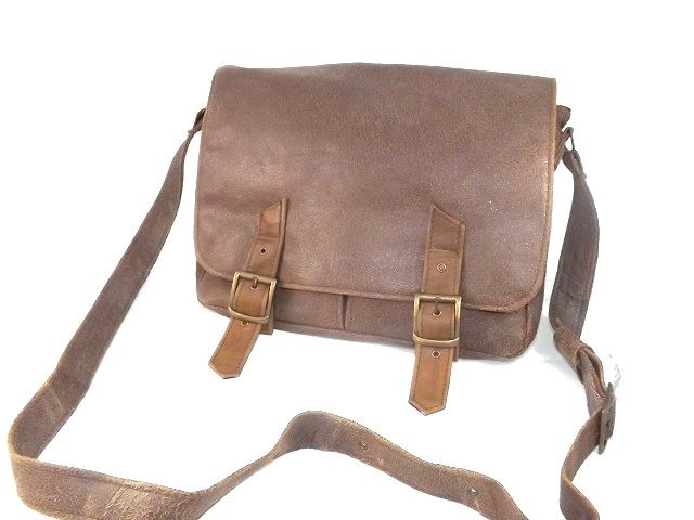 Sac Artisanal A À Bandoulière Homme Véritable Cuir Veau , Modèle : Prad-Histoire