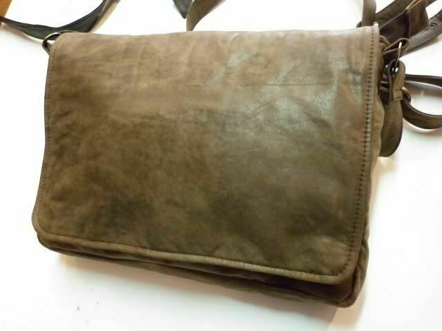 MÄNNER LEDER SCHULTERTASCHE, MOD: GIO-TERRA