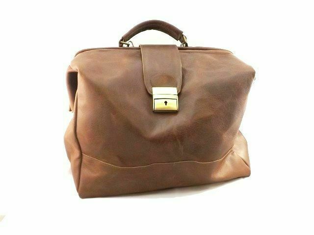 BOLSO DOCTOR EN PIEL ITALIANA ORIGINAL, MOD: BOLSO VIAREGGIO - CUERO
