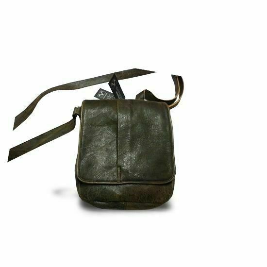 BOLSO DE HOMBRE EN PIEL ORIGINAL / PORTA TABLETAS CON CORREA DE HOMBRO MOD: