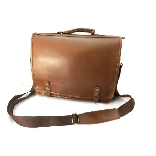 Shoulder Bag Professional Real Leather - Professional 05 Mod: Manager Tabac