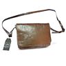 Man Bag Real Leather Product Artisan Italian: Gio Reduced -brown Leather