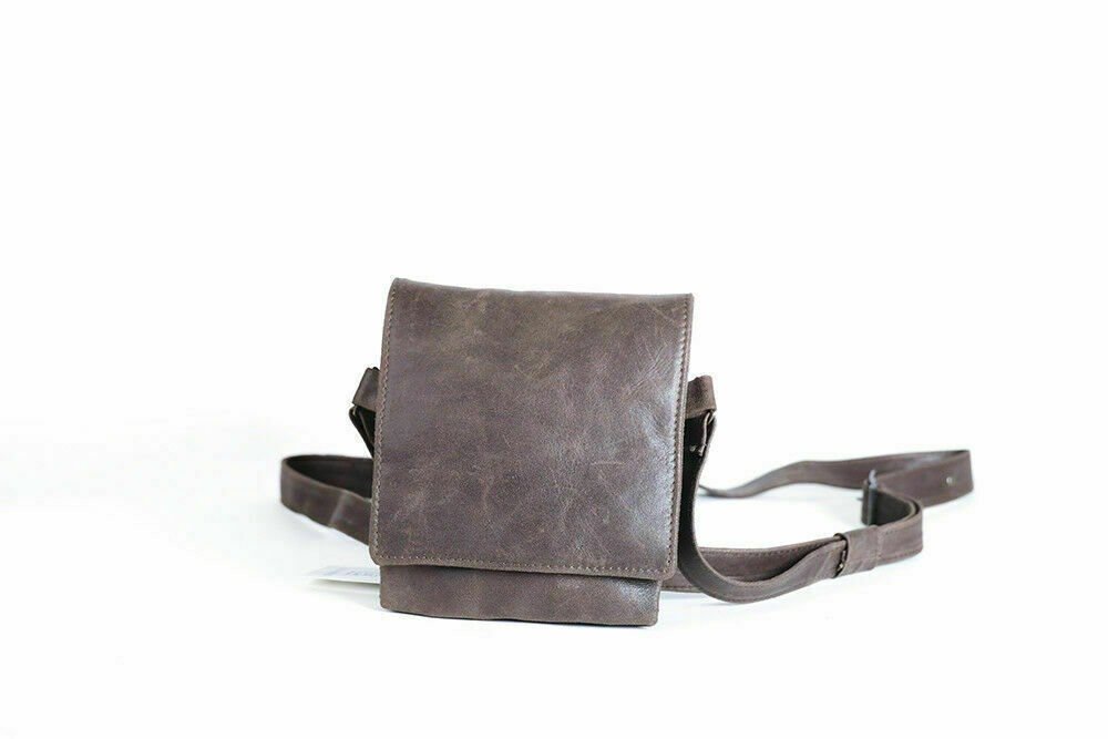 MÄNNERKREUZTASCHE AUS ECHTEM LEDER, MOD: ALEX MINI - VINTAGE NABUCATO