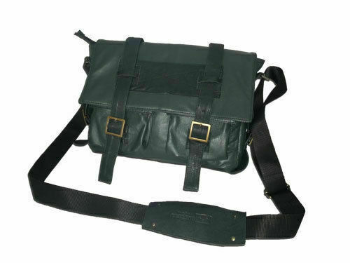 MEN'S MESSENGER IN VINTAGE CALFSKIN LEDER, MOD: SCHULTERTASCHE - PERSONAL...