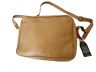 Messenger Genuine Leather Shoulder Bag, Mod. : Goals 013 - Brown Buffered