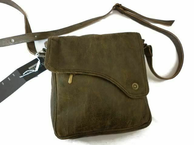BOLSO DE HOMBRO EN PIEL DE BECERRO REAL VINTAGE, MOD: DUMBO - EXTRA