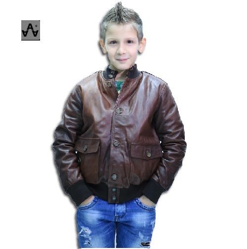 Jacket Child Leather Mod. Beta 01 Send US Measures Bodily for the Tailored