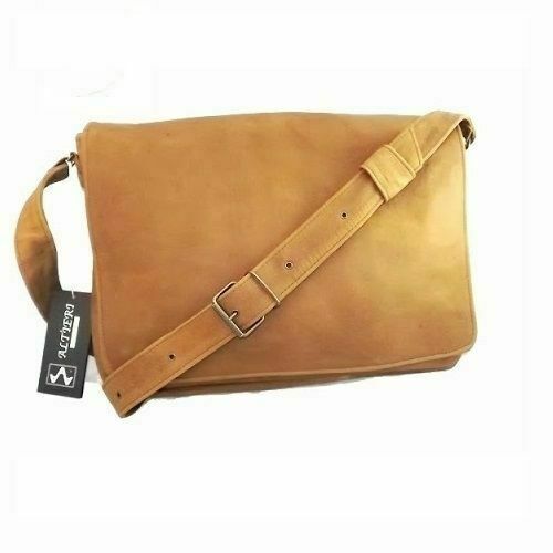 MEN'S MESSENGER LEATHER CROSSBODY BAG, MOD: GEORGE-SAND