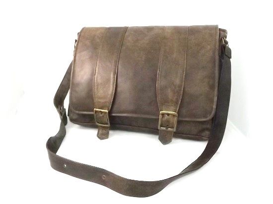 Bag Men Genuine Leather Shoulder Bag, Mod. : Double- Rodeo