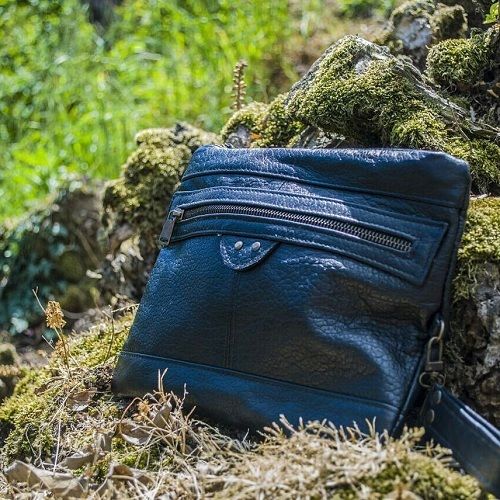 Bolso de Mano de Piel Auténtica Hombre Mod: Hert