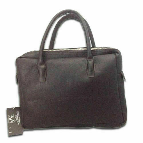 BORSA PORTADOCUMENTI  IN VERA PELLE DI VITELLO NERO MOD PIERO016