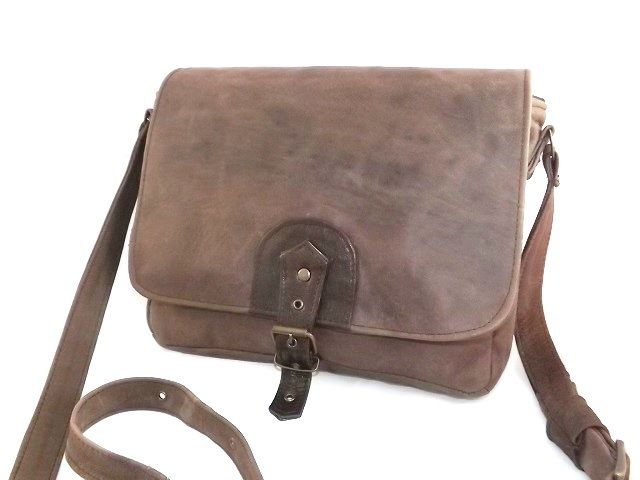 Shoulder Bag Genuine Leather Men's Nabucata, Mod. : Shoulder Bag -stefan-vintage