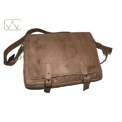 Leder Messengerbag Stil Vintage, Mod: Prad 011 - Vintage Nabucato