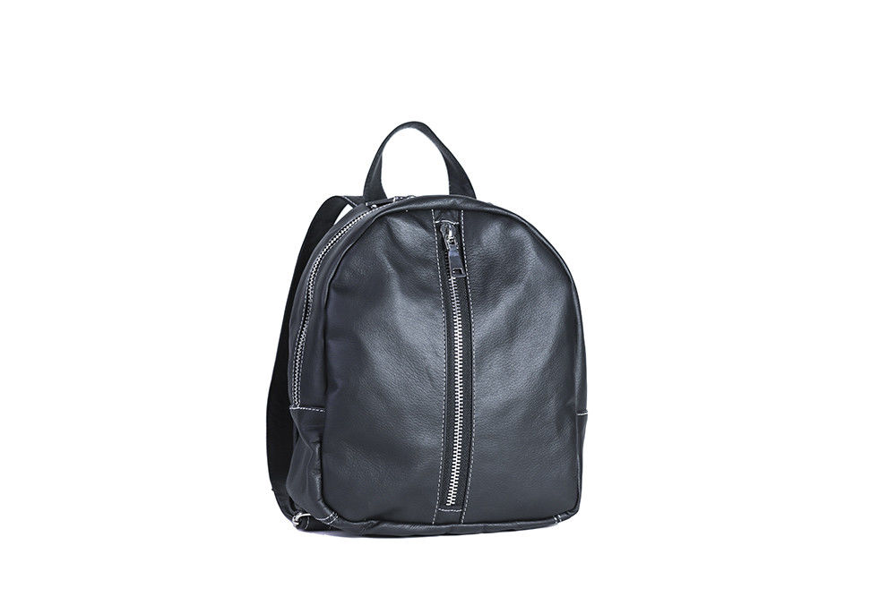 Backpack Genuine Leather Italian Craftsmanship Mod. Victoria-Black