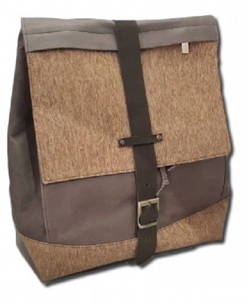 Backpack Backpack Genuine Leather & Cork Mod. .paul Brown