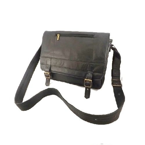 BORSA A TRACOLLA UOMO IN VERA PELLE ARTIGIANATO ITALIANO, MOD: PRAD-FOLDER