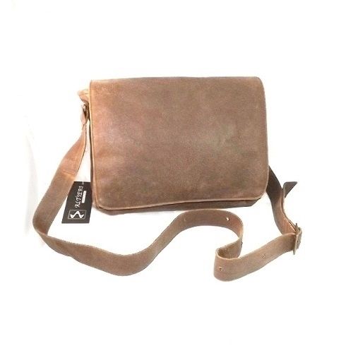 Bolso Bandolera Hombre Mensajero de Piel Auténtica - Alfred- Vintage Rodeo