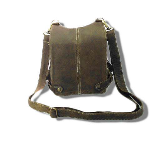 Man Shoulder Bag Purse Genuine Leather Veal, Mod. : Mariano Bi-