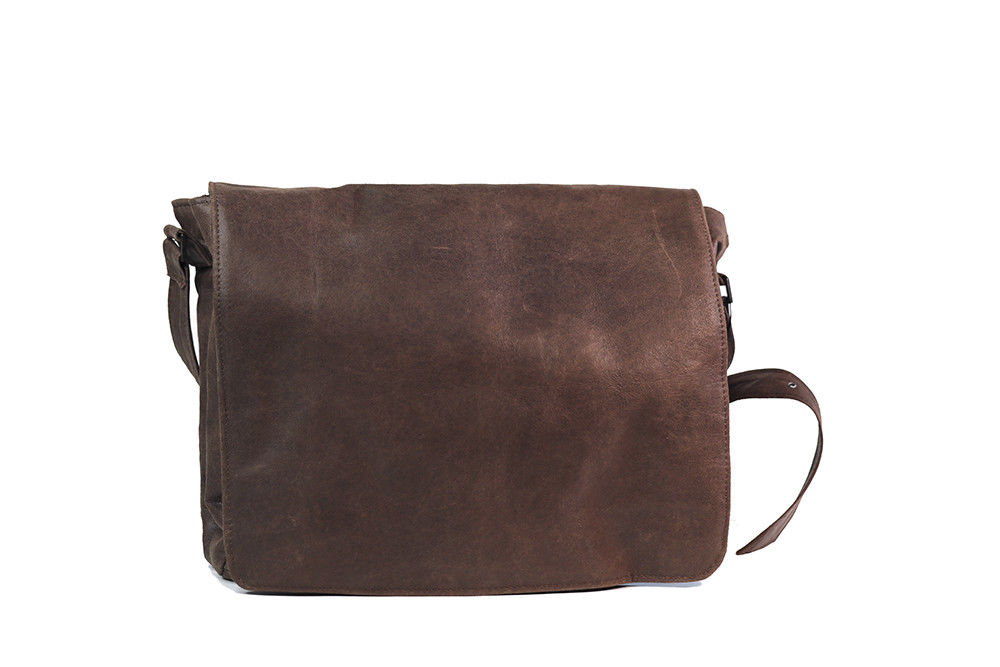 BORSA TRACOLLA UOMO MESSENGER IN VERA PELLE - POSTINO MEDIUM