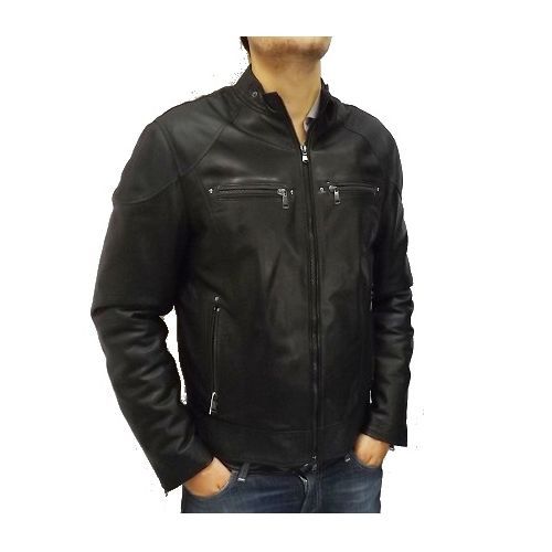 Chaqueta de Hombre Artesanal, Modelo: Chaqueta de Cuero - Daniel-Negro