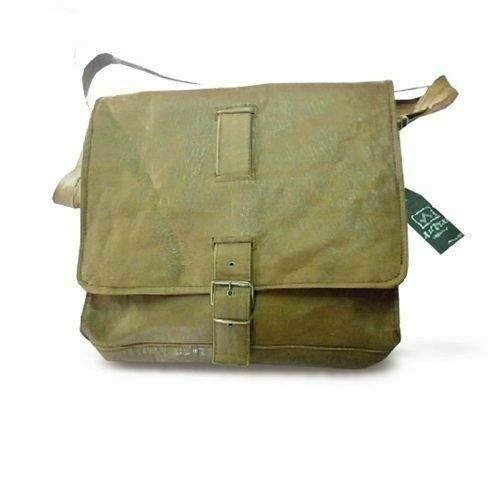 MEN'S MESSENGER SHOULDER BAG IN REAL LEATHER - CLARK -CLASSIC