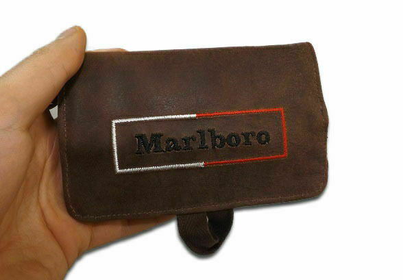 LEATHER TOBACCO PORT FILTERS FILTERS WITH MARLBORO EMBROIDERY 02